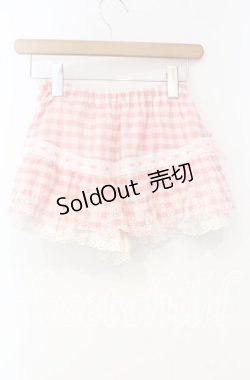 画像3: LIZ LISA / はしごレース使いギンガムスカパン 0 ピンク O-25-10-04-075-LO-SK-OW-OS