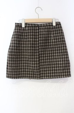 画像2: Rojita / チェック起毛スカート  ブラウン O-25-10-04-085-LO-SK-IG-OS