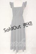 【SALE】Ank Rouge / エプロン風ジャンパースカート M グレー O-25-10-04-009-CA-OP-OW-ZT379