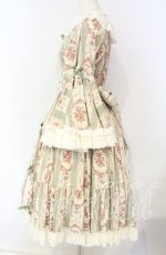 画像4: metamorphose / アンティークブーケ姫袖ワンピース 1 グラスグリーン O-25-10-04-092-ME-OP-OW-OS (4)