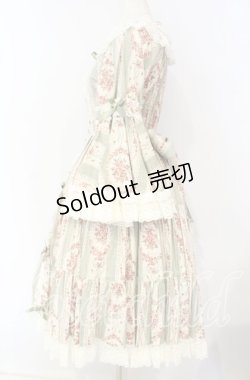 画像4: metamorphose / アンティークブーケ姫袖ワンピース 1 グラスグリーン O-25-10-04-092-ME-OP-OW-OS