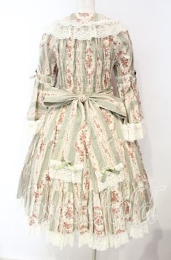 画像5: metamorphose / アンティークブーケ姫袖ワンピース 1 グラスグリーン O-25-10-04-092-ME-OP-OW-OS