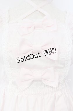 画像2: BABY,THE STARS SHINE BRIGHT / リボンミルキーシュガージャンパースカート  ピンク O-25-10-04-094-BA-OP-OW-OS