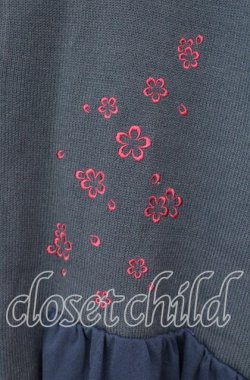 画像2: gouk / 桜刺繍素材切り替えカーディガン  グリーン O-25-10-04-097-GO-TO-OW-OS