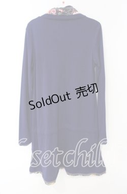 画像3: gouk / 和柄切り替えZIPカーディガン  ネイビー O-25-10-04-098-GO-TO-OW-ZT396