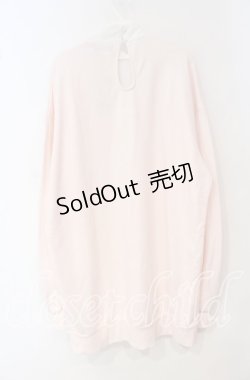 画像3: Ank Rouge / ボウタイスウェットワンピース  ピンク O-25-10-04-012-CA-OP-IG-OS