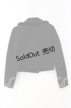 画像3: Ank Rouge / 2020年 Happy Ba フリルライダースジャケット  クロ O-25-10-04-014-CA-JA-IG-OS