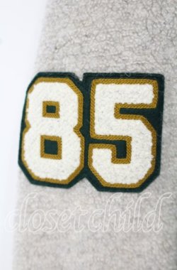 画像4: Karl Helmut / カールくん刺繍ボアパーカー  グリーン×グレー O-25-10-04-016-EL-TO-IG-OS