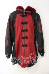 Qutie Frash / ファーブルゾン  レッド×ブラック O-25-10-04-023-QU-CO-IG-C053