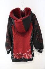 画像3: Qutie Frash / ファーブルゾン  レッド×ブラック O-25-10-04-023-QU-CO-IG-C053 (3)