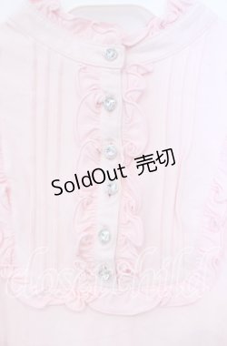 画像2: TRALALA / ブラウス風カットソー  ピンク O-25-10-04-027-LO-TO-OW-OS