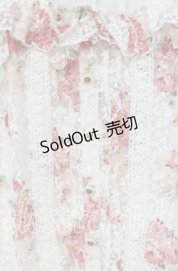 画像2: LIZ LISA / 花柄レースレイヤードチュニック 0 シロ×ピンク O-25-10-04-028-LO-TO-OW-ZT49