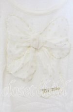 画像2: 【SALE】LIZ LISA / BIGリボンモチーフニットトップス 0 オフシロ O-25-10-04-030-LO-TO-OW-ZT009 (2)