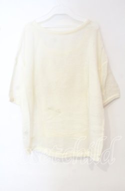 画像3: LIZ LISA / BIGリボンモチーフニットトップス 0 オフシロ O-25-10-04-030-LO-TO-OW-OS