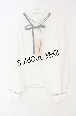 画像1: Eri Aino's Collection / シャーロットの水曜日ブラウス 3L シロ O-25-10-06-027-LO-BL-OW-OS
