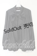 Enchantlic Enchantilly / ノーブルリボンタイブラウス  クロ O-25-10-06-029-LO-BL-OW-OS