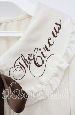 画像2: Amavel / 刺繍入りサテンブラウス  アイボリー×ブラウン O-25-10-06-038-CA-BL-IG-OS