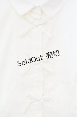 画像2: 【SALE】Fi.n.t / 丸襟3つリボンブラウス  イエロー O-25-10-06-040-CA-BL-IG-ZT513