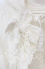 画像2: PINK HOUSE / ステッチフード付きオーバーブラウス  ホワイト O-25-10-06-057-LO-BL-IG-ZT533 (2)