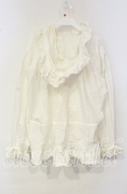 画像3: PINK HOUSE / ステッチフード付きオーバーブラウス  ホワイト O-25-10-06-057-LO-BL-IG-OS