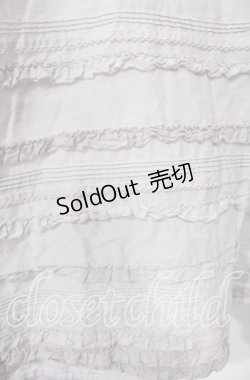 画像2: PINK HOUSE / スクエアフリル段々プルブラウス【お直しあり】  ピンク O-25-10-06-058-LO-BL-IG-OS