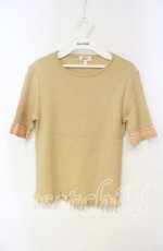 画像1: 【SALE】TOMATSU / 共布フリルニット 38 イエロー O-25-10-06-060-LO-TO-IG-ZT380 (1)