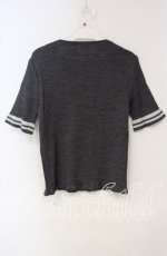 画像2: 【SALE】TOMATSU / 共布フリルニット 38 グレー O-25-10-06-061-LO-TO-IG-ZT379 (2)