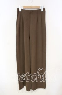 TOMATSU / プレーンパンツ  ブラウン O-25-10-06-069-LO-PA-IG-ZT083