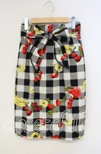 MILK / フルーチェタイトスカート  クロ O-25-10-06-076-ML-SK-OW-ZT311