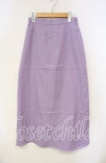 画像1: 【SALE】TOMATSU / フラワーモチーフポケットスカート 38 ラベンダー O-25-10-06-078-LO-SK-IG-ZT247 (1)
