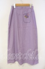 画像2: 【SALE】TOMATSU / フラワーモチーフポケットスカート 38 ラベンダー O-25-10-06-078-LO-SK-IG-ZT247 (2)