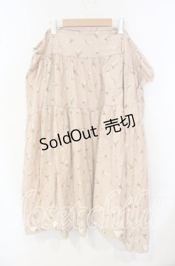 画像3: KANEKO ISAO / 鈴蘭プリント三角パッチワークスカート【お直しあり】  ピンク O-25-10-06-080-EL-SK-IG-OS