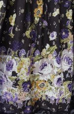 画像2: 【SALE】INGEBORG / ローズモチーフミディスカート 13 パープル O-25-10-06-088-LO-SK-IG-ZT165 (2)