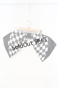 Qutie Frash /  飾り帯〜ダイヤ〜  ブラック×ホワイト O-25-10-06-090-QU-TS-OW-OS