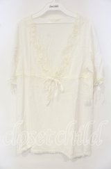 INGEBORG / レースモチーフ使いプルブラウス 11 シロ O-25-10-06-094-LO-BL-IG-ZT449