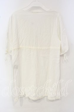 画像3: INGEBORG / レースモチーフ使いプルブラウス 11 シロ O-25-10-06-094-LO-BL-IG-OS