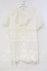 INGEBORG / レース配色ブラウスチュニック 11 オフ O-25-10-06-095-LO-BL-IG-ZT393