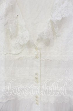 画像2: INGEBORG / レース配色ブラウスチュニック 11 オフ O-25-10-06-095-LO-BL-IG-OS