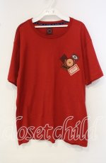 画像1: 【SALE】Karl Helmut / パッチTシャツ  アカ O-25-10-06-096-EL-TS-IG-ZT379 (1)
