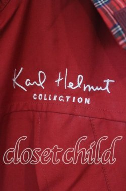 画像2: Karl Helmut / チェック柄モッズコート  アカ O-25-10-06-100-EL-CO-IG-OS