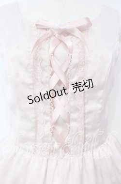 画像2: Emily Temple cute / ドットレースアップジャンパースカート  ピンク O-25-10-06-009-ET-OP-IG-OS