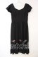 画像1: axes femme POETIQUE / ストロベリー刺繍ワンピース M クロ O-25-10-06-023-AX-OP-OW-OS (1)