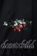 画像2: axes femme POETIQUE / ストロベリー刺繍ワンピース M クロ O-25-10-06-023-AX-OP-OW-OS (2)