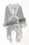 Qutie Frash / サイドロングカーデ  ブルー O-25-10-06-024-QU-TO-OW-OS