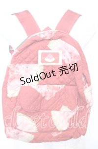 pa.se.ri. / すいか柄リュック  アカ O-25-10-10-001-LO-BG-IG-ZT-K012