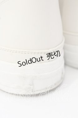 画像8: axes femme / レースハイカットスニーカー S キナリ O-25-10-10-042-AX-SH-OW-ZT-K003