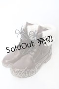axes femme / 配色ファースノーブーツ M ブラウン O-25-10-10-043-AX-SH-OW-ZT-K003
