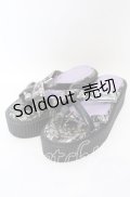 YOSUKE / 厚底トングサンダル 23.0ｃｍ ブラック O-25-10-10-044-PU-SH-OW-OS