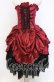 画像1: ATELIER PIERROT / バッスルコルセットドレス  ワイン O-25-10-10-051-EL-SK-IG-OS (1)