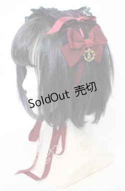 画像6: BABY,THE STARS SHINE BRIGHT / 別珍ベビードールジャンパースカートセット  えんじ×クロ O-25-10-10-053-BA-OP-IG-OS